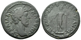 Phrygia, Ancyra Lucius Verus, 161-169 Bronze circa 161-169 - Ex Naville Numismatics sale 55, 192. From the E.E. Clain-Stefanelli collection. (Starting...
