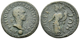 Pamphilia, Perge Philip II, 247-249 Bronze circa 247-249 - Ex Naville Numismatics sale 53, 210. From the E.E. Clain-Stefanelli collection. Sol with th...