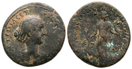 Judaea, Samaria, Neapolis. AE28, dated 159-160 AD, Faustina II