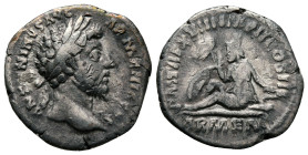 Roman Empire Marcus Aurelius silver Denarius 163/4 AD. "Armen"