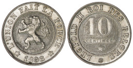 Belgium 10 Centimes 1898