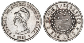Brazil 500 Reis 1889