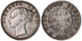 British India ½ Rupee 1840