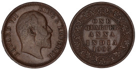 British India ¼ Anna 1903