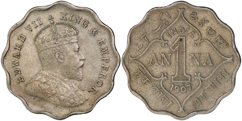 KM-504; King Edward VII (1901-1910);; Copper-nickel; AU