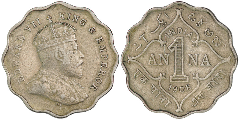 KM-504; King Edward VII (1901-1910);; Copper-nickel; XF