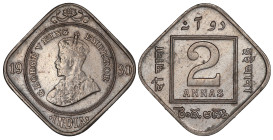 British India 2 Annas 1935