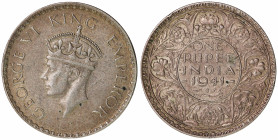 British India 1 Rupee 1941