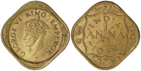 British India ½ Rupee 1942