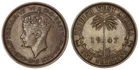 British West Africa 1 Shilling 1947