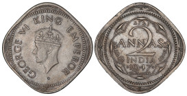 British India 2 Annas 1947