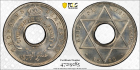 British West Africa ⅒ Penny 1950 KN. PCGS SP 67