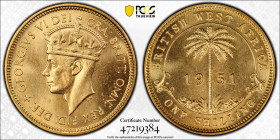 British West Africa 1 Shilling 1951-KN. PCGS SP 63