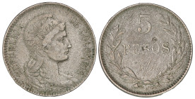 Colombia 5 Pesos 1914