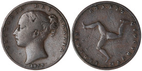 Isle of Man 1 Farthing 1839