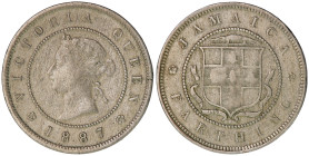 Jamaica 1 Farthing 1887