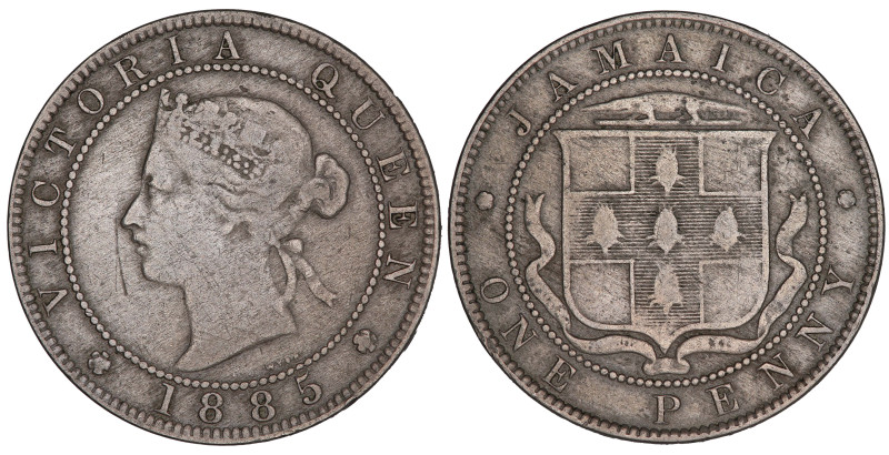 KM-17; Queen Victoria (1837-1901); Copper-nickel; VF