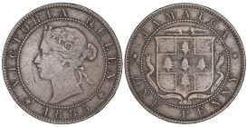 Jamaica 1 Penny 1885