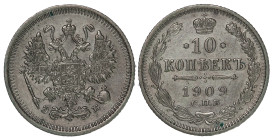 Russia 10 Kopeks 1909