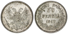 Russia-Finland 50 Pennia 1917