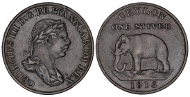 Sri Lanka ½ Stiver 1815