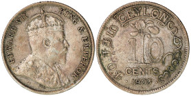 Sri Lanka 10 Cents 1903