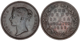 Straits Settlements (British Malaysia) 1 Cent 1862