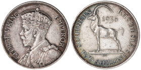 Zimbabwe - Southern Rhodesia 2 Shillings 1936