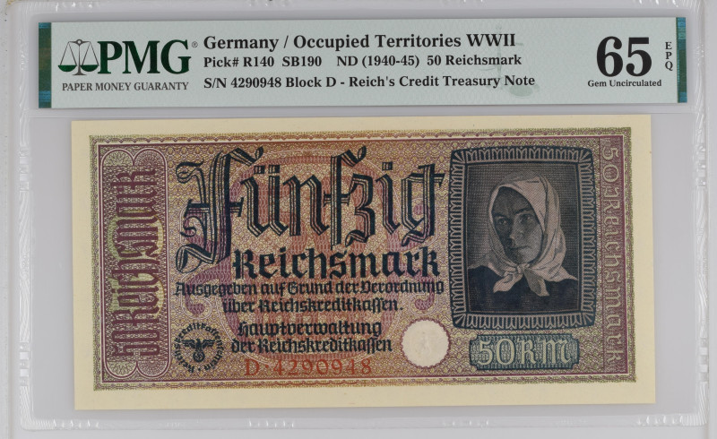 P-R140; SB-190; S/N D.4290948; Gem UNC