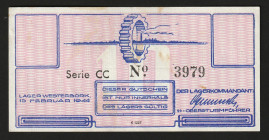 Germany Occupation Netherlands Concentration Camp 10 Cent 1944