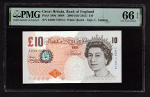 Great Britain 10 Pounds 2012. PMG Gem UNC 66 EPQ