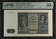 Poland 50 Zlotych 1941. PMG About UNC 55 EPQ