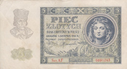 Poland 5 Zlotys 1941