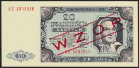 Poland 20 Zlotych 1948 Specimen