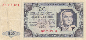 Poland 20 Zlotys 1948