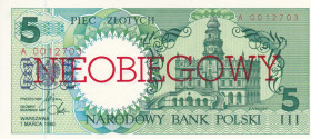 Poland 5 Zlotych 1990