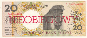Poland 20 Zlotych 1990