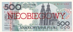 Poland 500 Zlotych 1990
