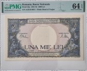 Romania 1000 Lei 1941-45. PMG 64 EPQ
