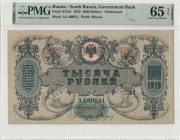 Russia / South Russia 1000 Rubles 1919 - Simferopol. PMG Gem UNC 65 EPQ
