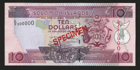 Solomon Islands 10 Dollars 2005-2009 Specimen