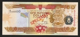 Solomon Islands 100 Dollars 2006-2009 Specimen