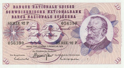 Switzerland 10 Franken 1974