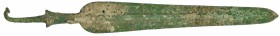 LURISTÁN. Punta de lanza. Siglo IX-VI a.C. Bronce. Longitud 49,0 cm.
