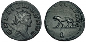 GALIENO.Antoniniano. Roma (267-268). R/ Leona a izq. RIC-201. CH-316. MBC.