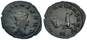 GALIENO.Antoniniano. Roma (267-268). R/ Hipocampo a der. RIC-245. CH-667. BC+/MBC.