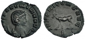 SALONINA, esposa de Galieno. Antoniniano. Roma (267-268). R/ Ciervo a izq. RIC-16. SB-69. MBC-.
