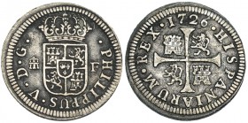 1/2 real. 1726. Segovia. F. VI-290. MBC.