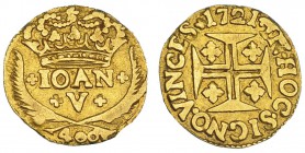 PORTUGAL. 400 reis. 1721. Juan V (1717-1748). KM-201. MBC.