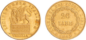 GOVERNO PROVVISORIO DI VENEZIA, 20 LIRE 1848